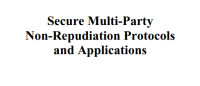 Secure Multi-Party Non-Repudiation Protocols and Applications