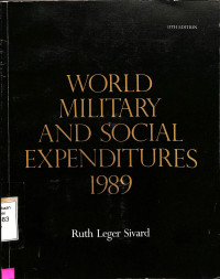 World Military and Social Expenditures 1989