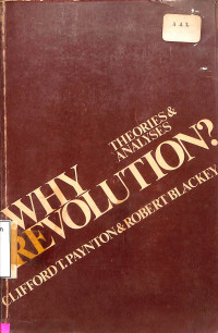 Why Revolution?. Theories and Analyses