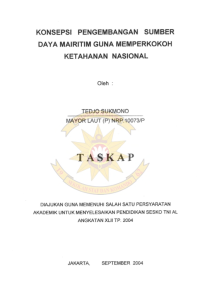 Konsepsi Pengembangan Sumber Daya Maritim Guna Memperkokoh Ketahanan Nasional