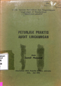 Petunjuk Praktis Audit Lingkungan