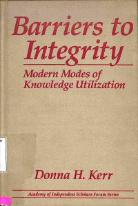 Barriers to Integrity