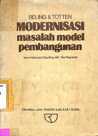 Modernisasi Masalah Model Pembangunan