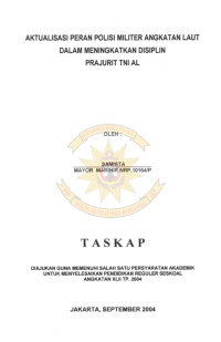 Aktualisasi Kapal Rumah Sakit Dalam Operasi Bhakti TNI AL