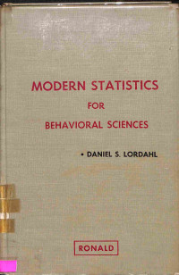 Modern Statistics for Behavioral Sciences