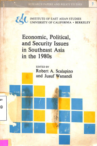 Economic, Political, and Security Issues in Southeast Asia in The1980s