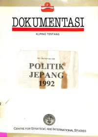 Politik Jepang 1992. No.358/HI/VIII/1993