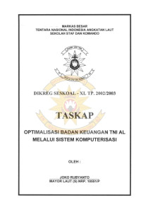 Optimalisasi Badan Keuangan TNI AL Melalui Sistem Komputerisasi