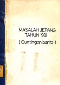 Masalah Jepang Tahun 1991 (Guntingan Berita)