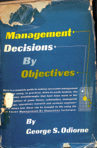 Management Decisions by Objectives