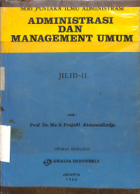 Adminitrasi Dan Management Umum