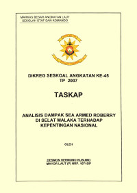 Analisis Dampak Sea Armed Roberry Di Selat Malaka Terhadap Kepentingan Nasional