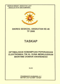 Optimalisasi Kemampuan Peperangan Elektronika TNI AL Guna Mewujudkan Maritime Domain Awareness