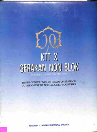 KTT X Gerakan Non Blok