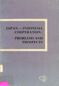 Japan-Indonesia Coopration: problems and prospects