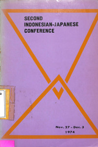 Second Indonesian-Japanese Conference