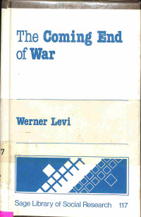 The Coming End of War