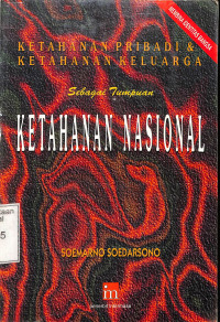 Ketahanan pribadi & ketahanan keluarga sebagai tumpuan ketahanan nasional