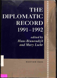 The Diplomatic Record 1991-1992