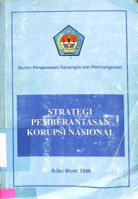 Strategi pemberantasan korupsi nasional