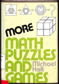 MORE MATH PUZZLES AND GAMES