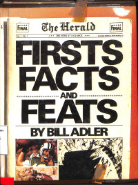 FIRSTS FACTS AND FEATS