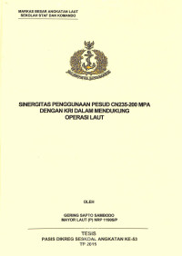 Sinergitas penggunaan Pesud CN235-200 MPA dengan KRI dalam mendukung operasi laut