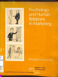 Psychology And Human Relations In Marketing