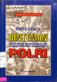 Kapita selekta binteman.pembinaan tenaga manusia=human resources management