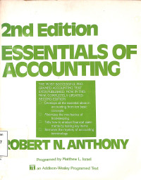 Essentials Of Accounting Second Edition