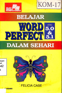 Belajar Word Perfect Dalam Sehari