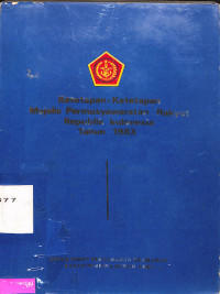 Ketetapan- Ketetapan Majelis Permusyawaratan Rakyat  Republik Indonesia Tahun 1983