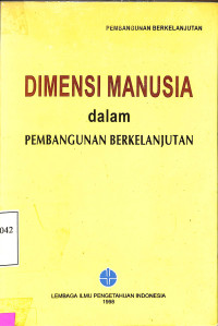 Dimensi Manusia dalam Pembangunan Berkelanjutan