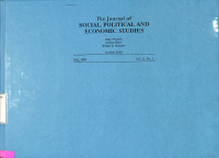 The Journal Of Social, Political And Economic StudiesThe Journal Of Social, Political And Economic Studies