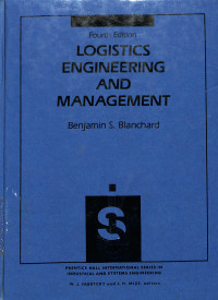 Logistics Engineering And Management, Fourth Edition