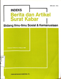 INDEKS Berita dan Artikel Surat Kabar. Bidang Ilmu-Ilmu Sosial & Kemanusiaan