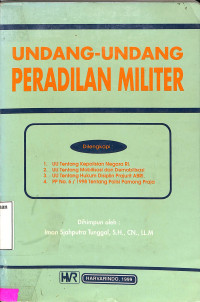 UNDANG-UNDANG PERADILAN MILITER