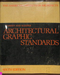 ARCHITECTURAL GRAPHIC STANDARDS