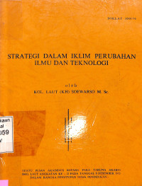 Strategi dalam Iklim Perubahan Ilmu dan Teknologi