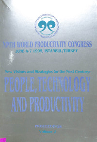 Ninth World Productivity Congress June 4-7 1995, Istanbul/Turkey