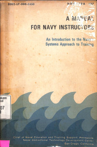 A Manual For Navy Instructors