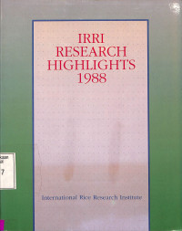 IRRI Research Highlights 1988