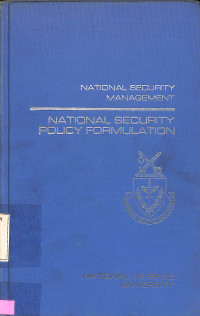 National Security Policy Formulation