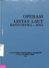 OPERASI LALU LINTAS BANYUWANGI-BALI