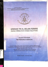 Operasi TNI AL Selain Perang (Naval Operation Other Than War)