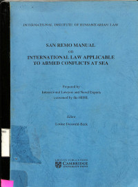 San remo manual
on
internasional law applicable to armed conflicts at sea