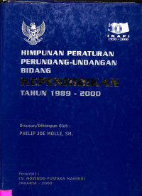 HIMPUNAN PERATURAN PERUNDANG-UNDANG BIDAN KEPENDIDIKAN