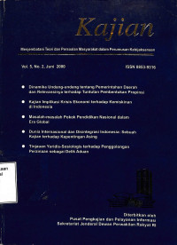 Kajian Majalah  Vol. 5, No. 2, Juni 2000