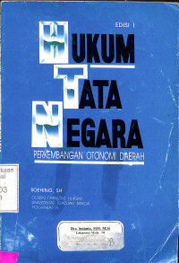 HUKUM TATA NEGARA PERKEMBANGAN OTONOMI DAERAH