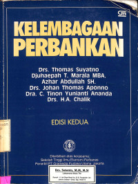 KELEMBAGAAN PERBANKAN